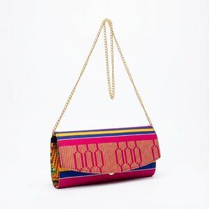 African Print Clutch